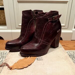 Bed Stu Isla bootie in Merlot, sz 7.5